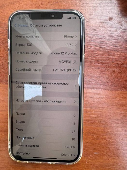 Iphone 12 Pro max LLA