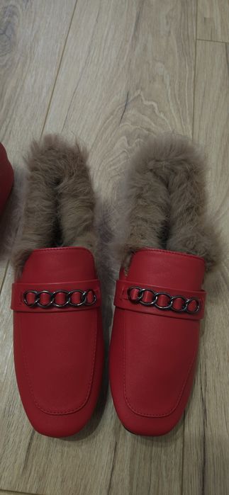 Мокасини с естествен косъм последни 3 броя