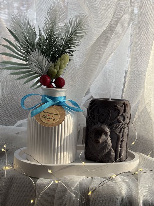 Гипсовые изделия , свечи,статуэтки,аромасаше