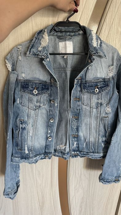 Дамско дънково яке Zara