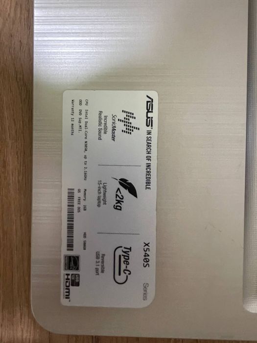 Noteboq asus sotiladi kop ishlatilinmagan