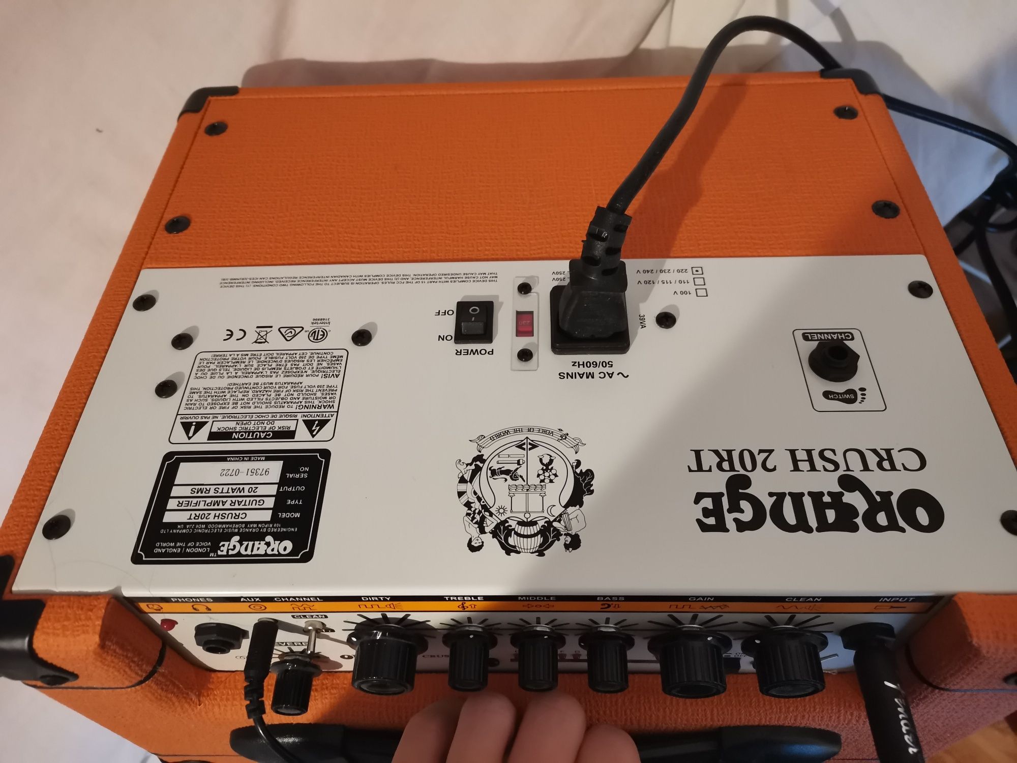 Orange Crush 20RT Amplificator