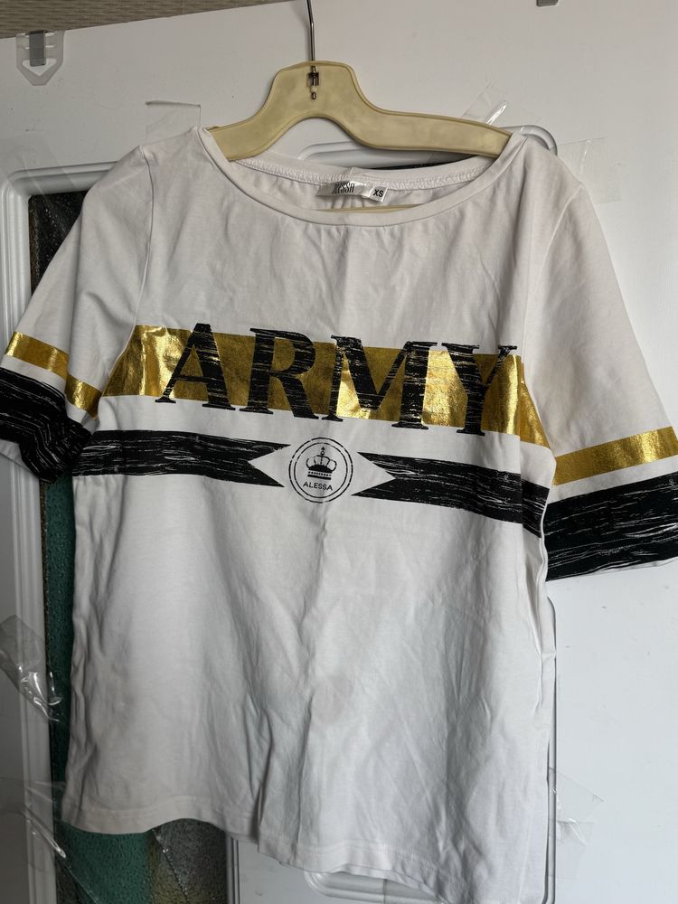 Alessa ARMY Gold Standard Тениска - Екрю