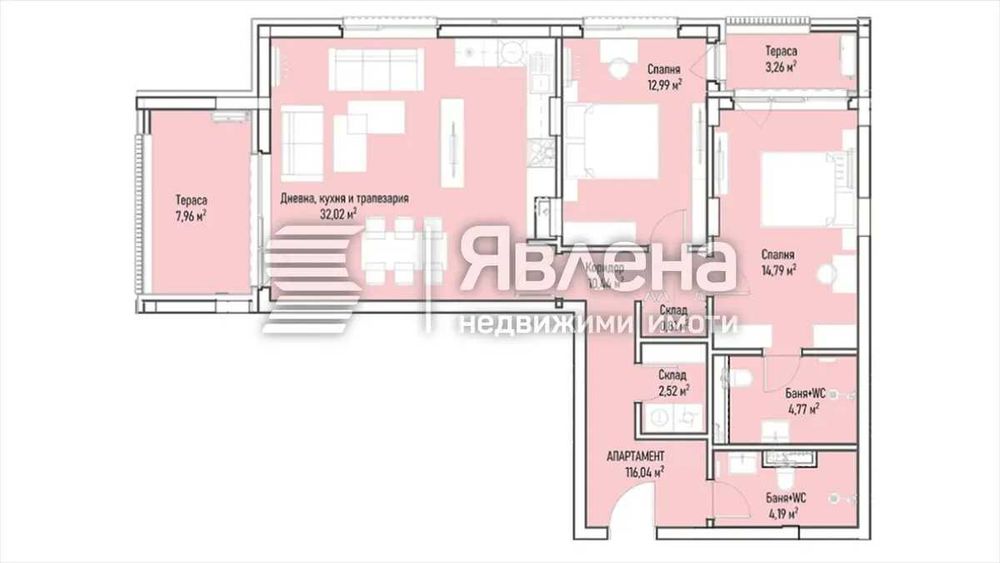 Продава се Тристаен апартамент в София, Младост 4 - 136 кв.м за 1000 €/кв.м - Снимка #3