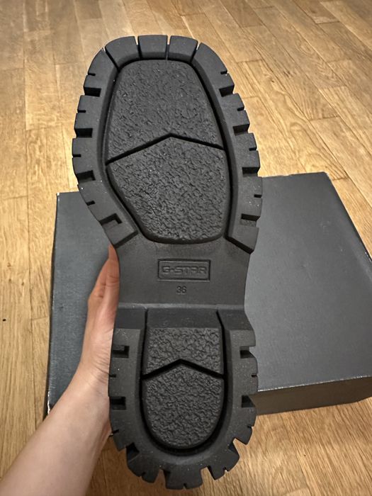 Дамски черни лоуфъри G-star 36 размер