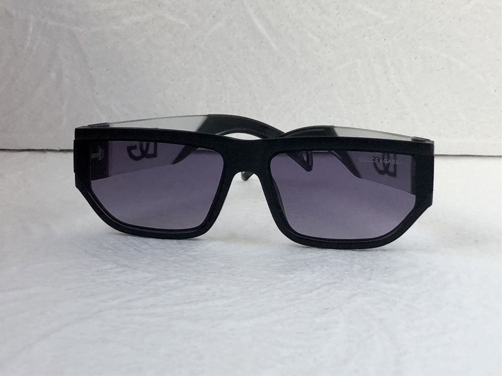 DG слънчеви очила маска 2 цвята черни правоъгълни