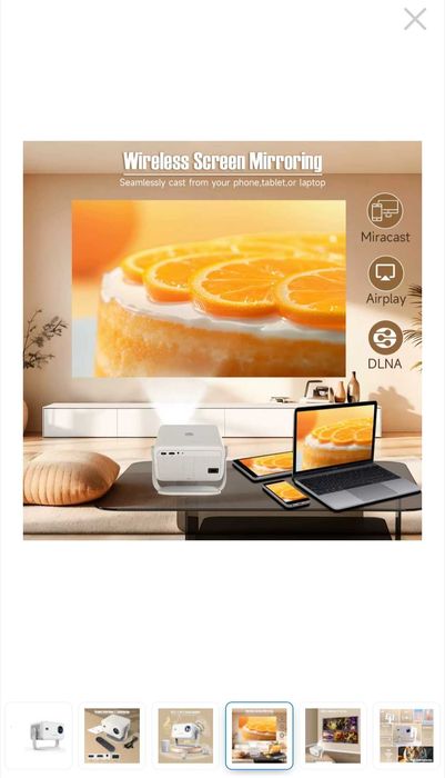 Проектор Magcubic 4K L018 650 ANSI Като Нов! Вградена Андроид Система.