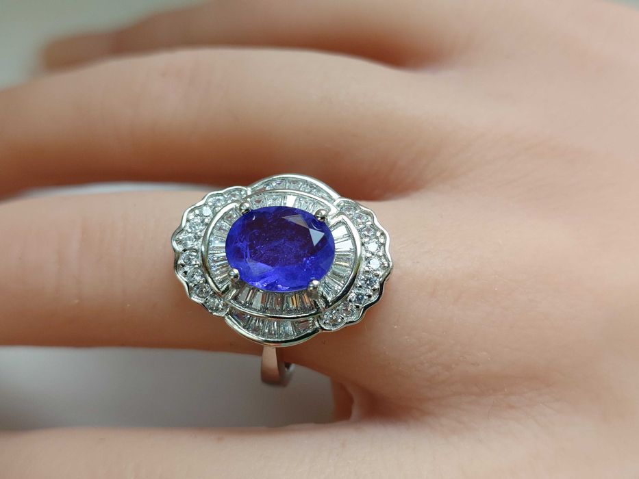 Inel din argint rodiat cu cubic zirconiu – nou