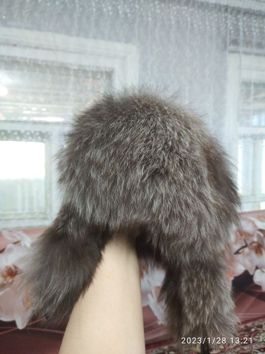 Шапка детская из чернобурки 15.000 т.