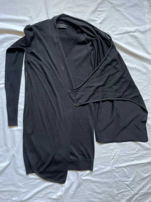 All Saints Drina Draped Wool Dress