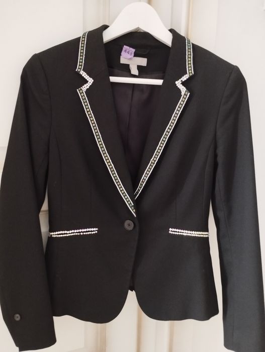 Sacou elegant pietre Hm cadou 1 sacou zara