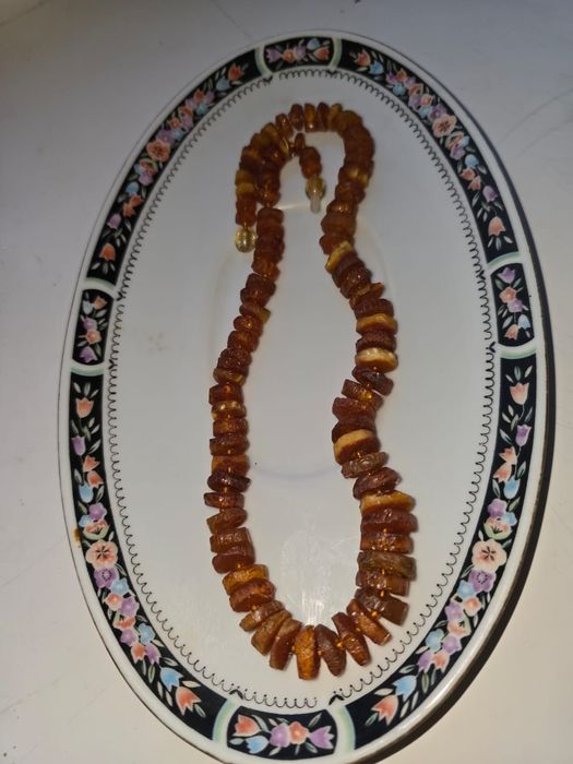 Бусы старый янтарь ссср