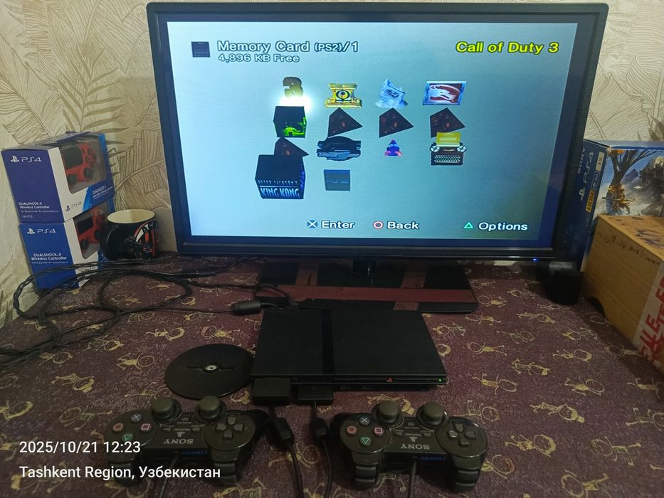 Ps2 slim в идеальном состоянии