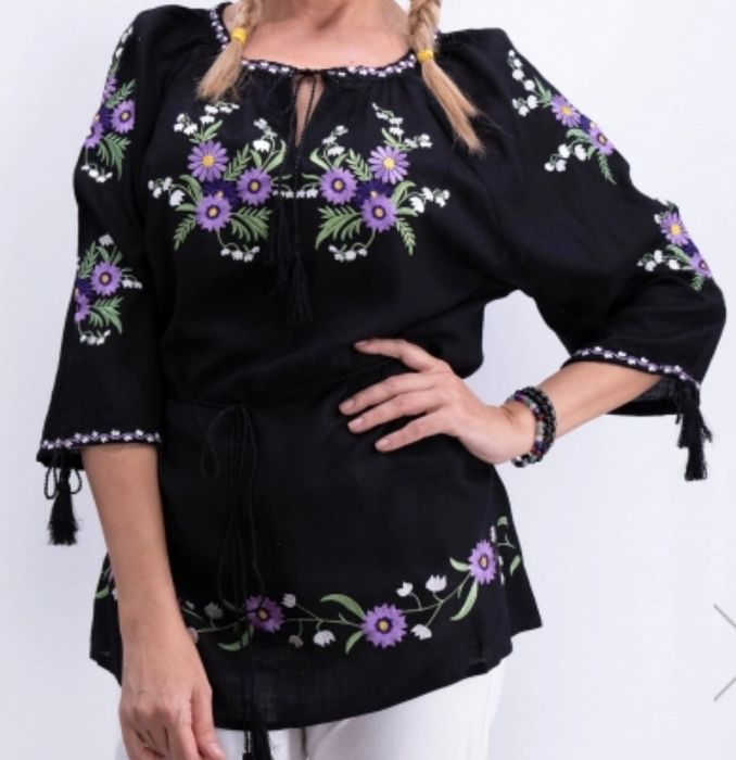 Ie Traditionala Romaneasca femei marimi S, M, L, XL, 2XL, 3XL