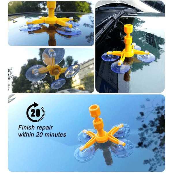 Ремонтен комплект за поправка на спукано стъкло Windshield repair kit