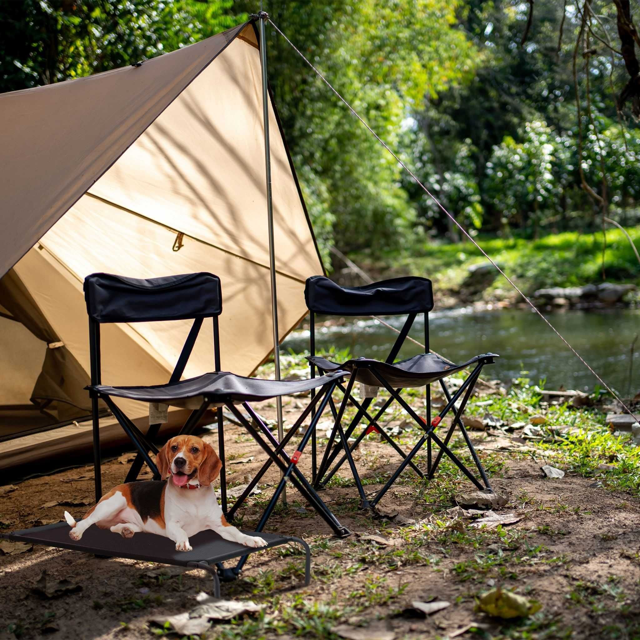 Sezlong pentru caini interior exterior greutate max. 35kg 19x111x65 cm