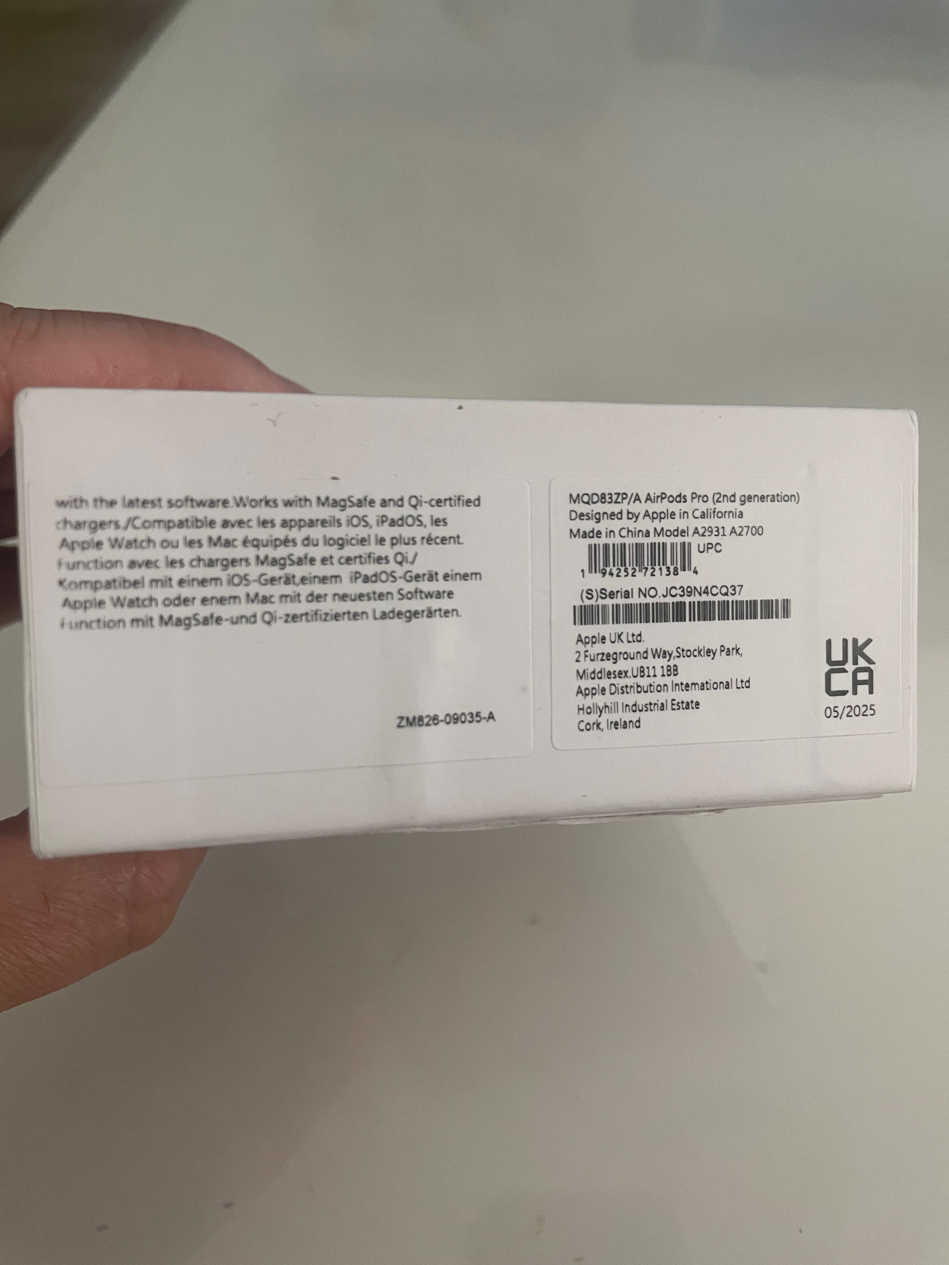 Apple airpods 2 pro + fast charge