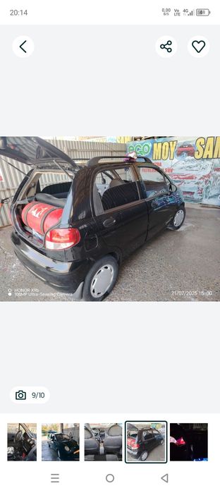 Matiz sotiladi rasxodi qlingan moshina