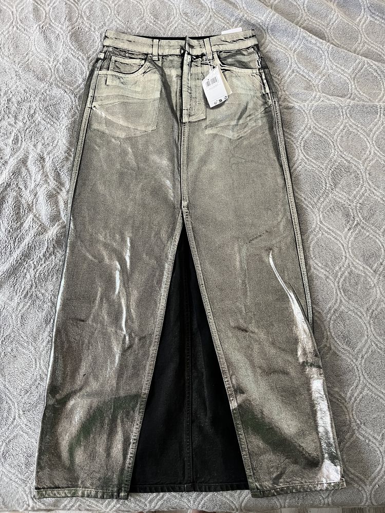 Fusta lunga mango xxs metalica