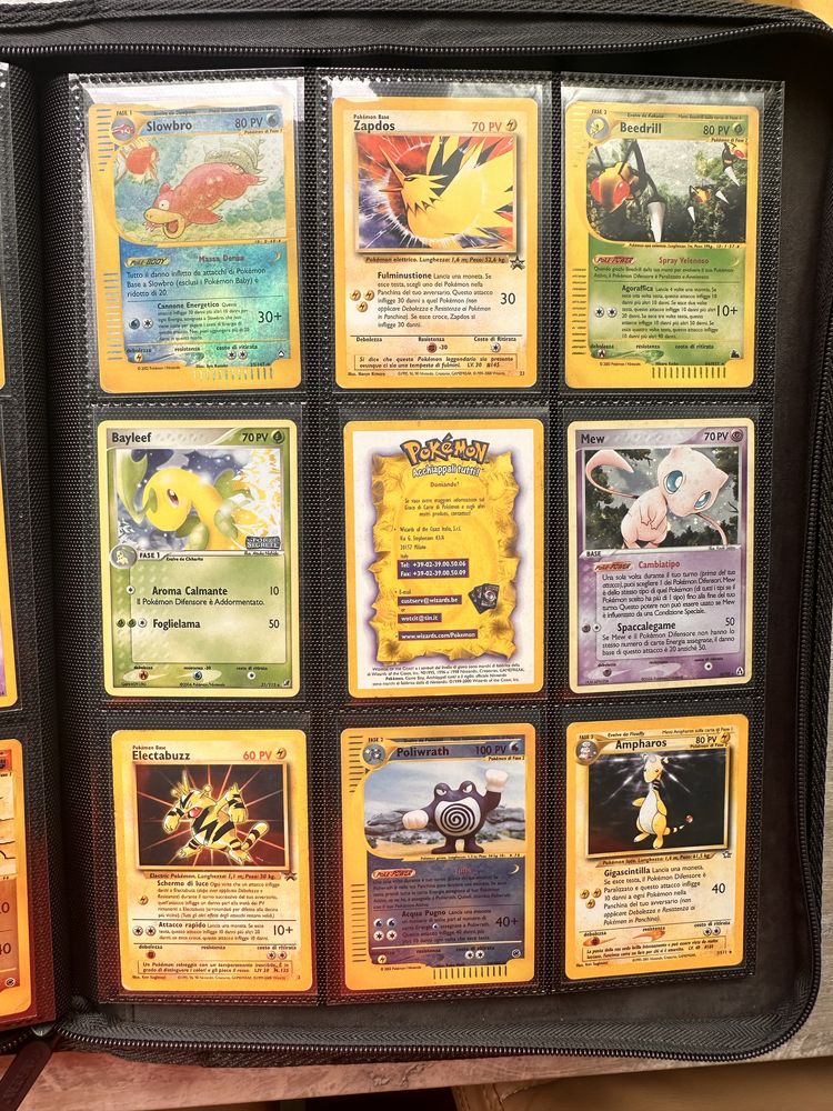 Cartonase pokemon 1999-2000 jungle fossil base set