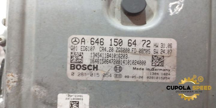 Calculator motor ECU A6461506472 2.2CDI Mercedes-Benz Sprinter 2 906