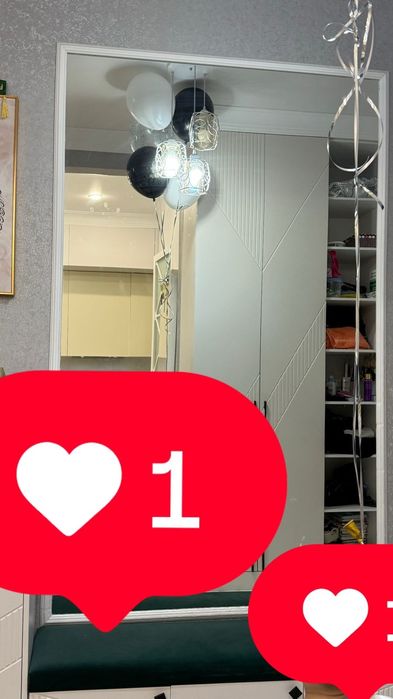 Зеркало в хорошем состоянии