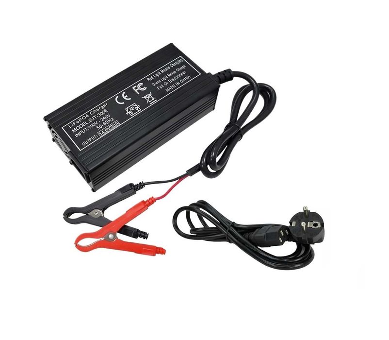 Încărcător Lifepo4 14.6V 20A pentru baterie 4S 12V litiu fier fosfat