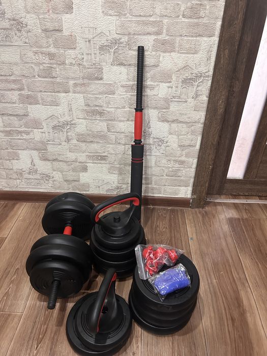 Продам  новый набор гантелей