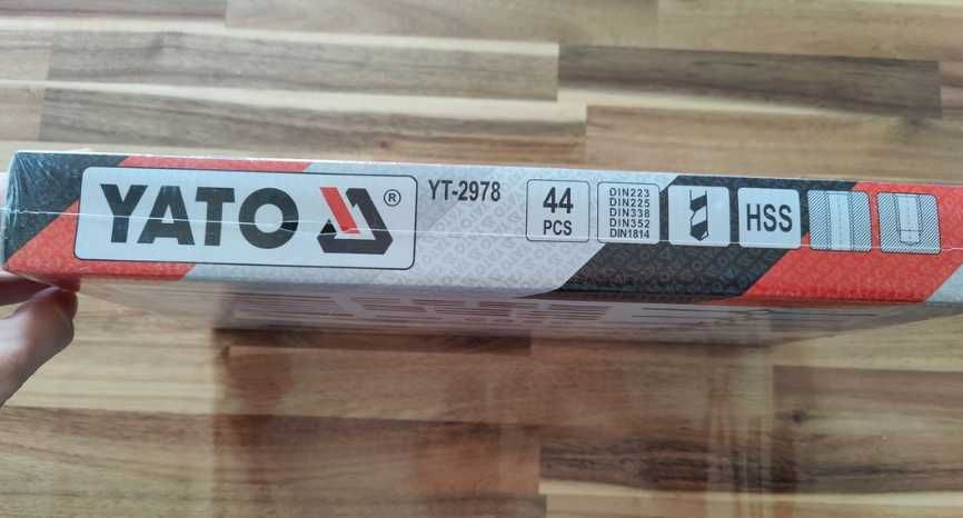 Trusa YATO YT-2978 Tarozi si Filiere M3-M12 HSS 44buc