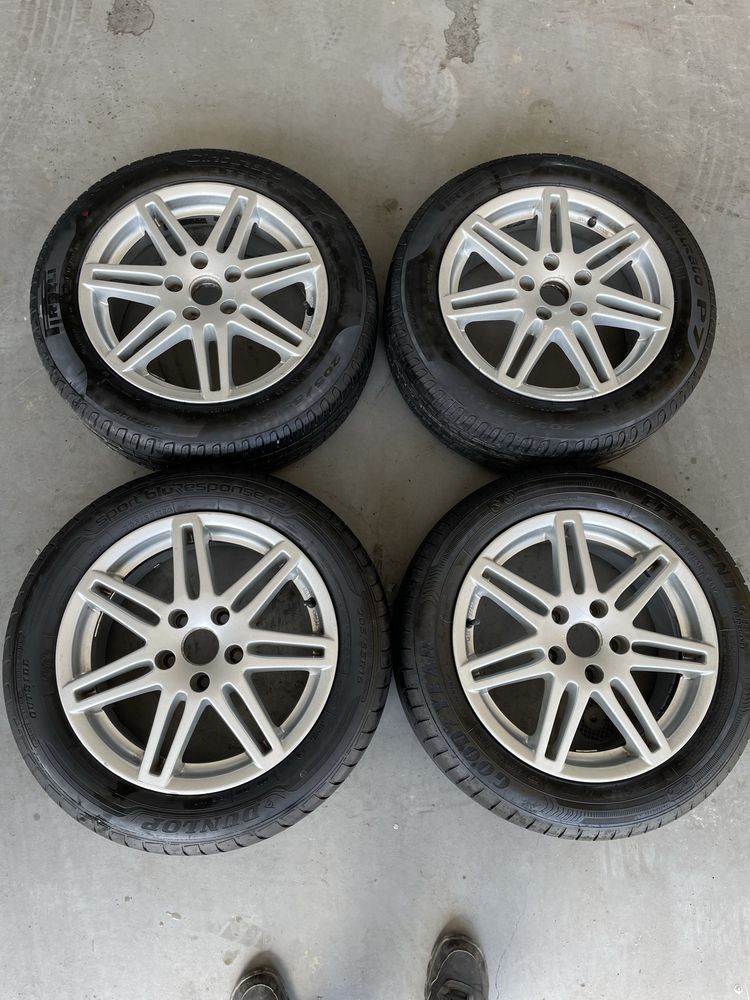 Jante Seat Leon, Skoda, VW, Audi R16 5x112 cu anvelope 205/55/16
