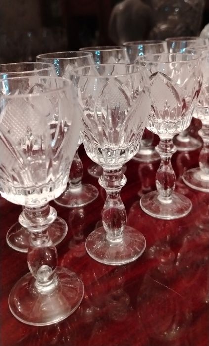 Хрустальные фужеры и рюмки 6 и 12 штук