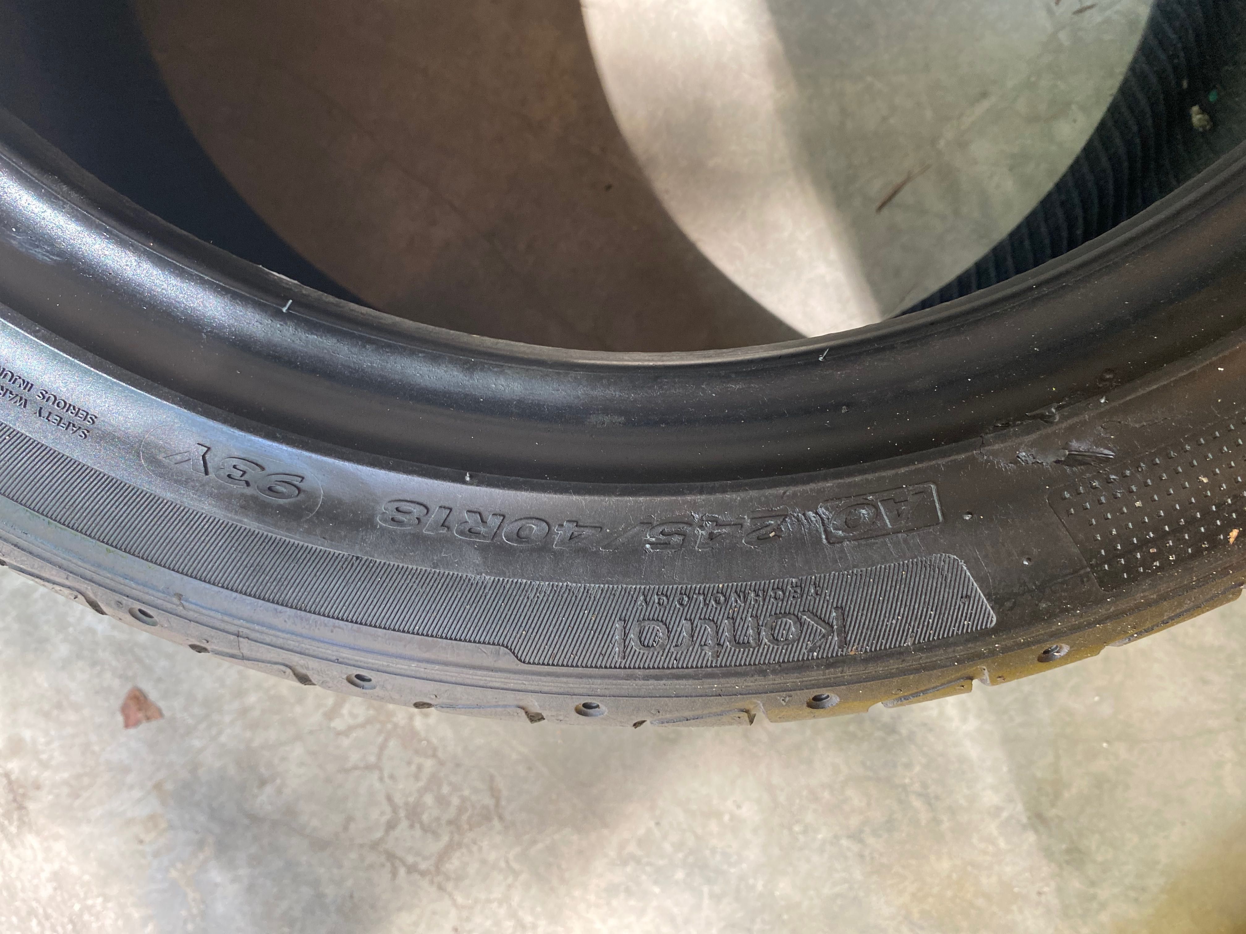 Гуми 4 броя - R18 245/40 Hankook Ventus S1 Evo2