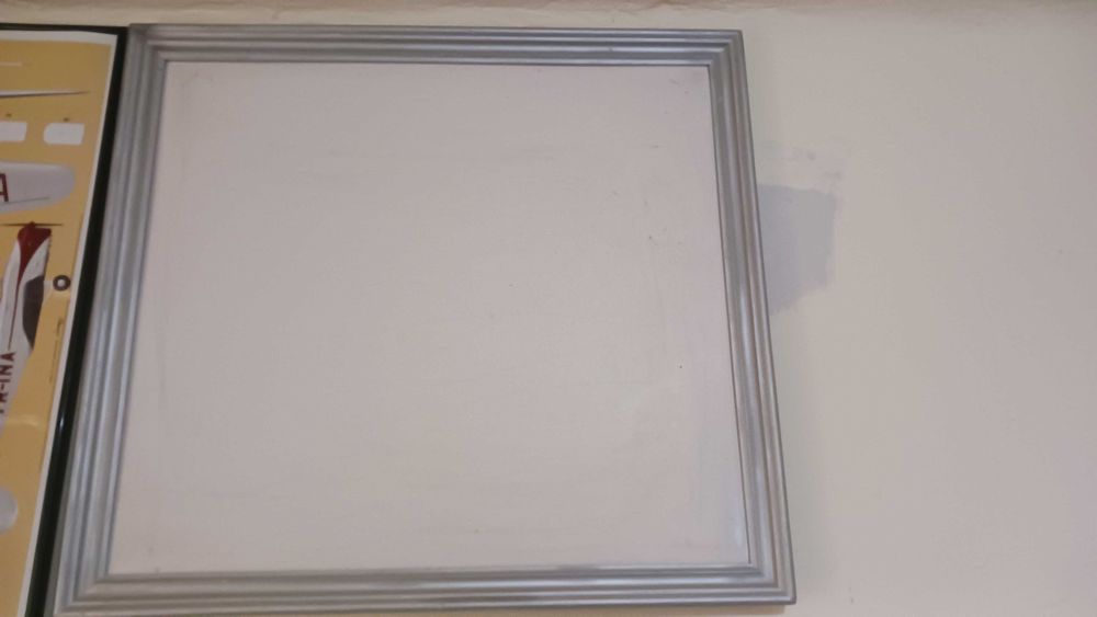 Rama lemn  cu panou, 63cmx 57cm.