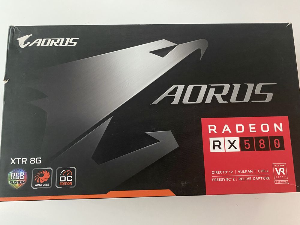 Видео карта Gigabyte AORUS XTR RX580 8GB