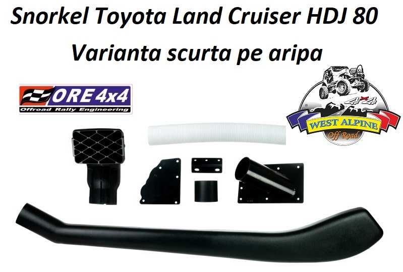 Snorkel TOYOTA LAND CRUISER HDJ 80 (1990-1998) - Fabricat din LLDPE