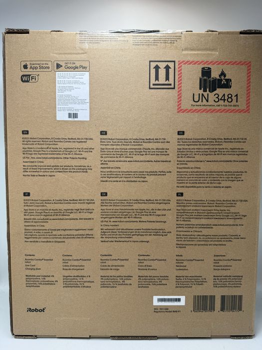 Aspirator si mop robot (2 in 1) Roomba Combo Essential Y011240 Sigilat