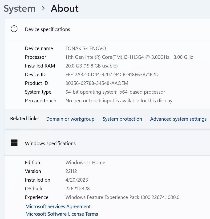 Lenovo IdeaPad 3i, 14" FHD, Intel i3, 20GB RAM, 1TB SSD + ПОДАРЪЦИ!