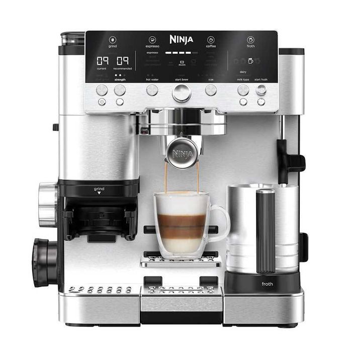 НОВ 2г Гаранция Кафеавтомат Кафемашина NINJA Luxe Premier ES601EU 3в1