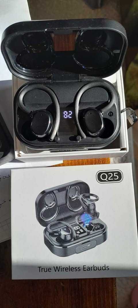 Casti wireless, Q25, negru