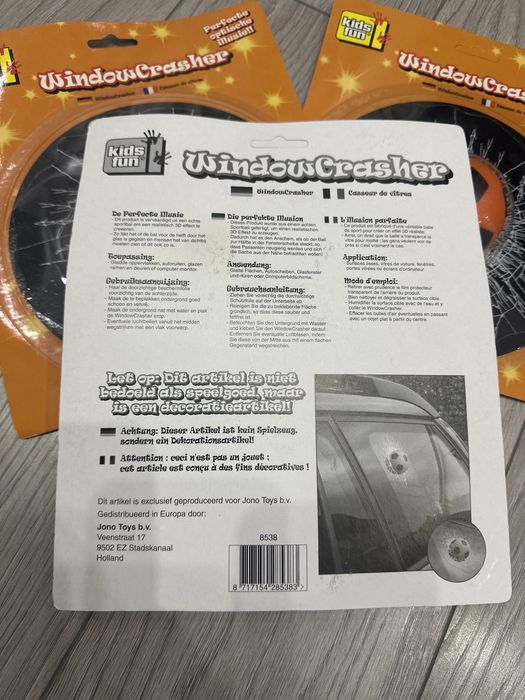 Minge 3D efect geam spart sticker ornament