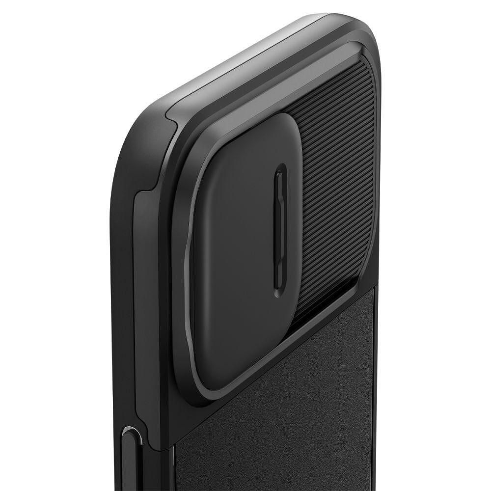 Кейс spigen optic armor magsafe за iphone 14 pro max black