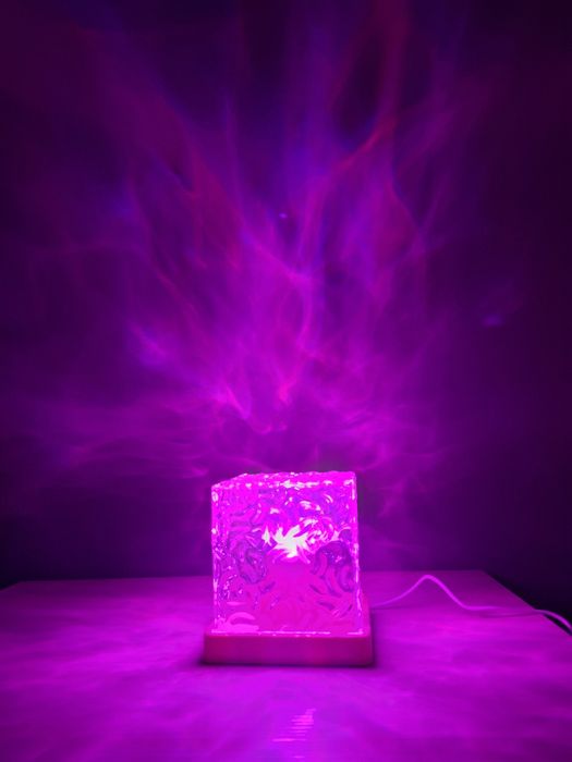 Lampă ambientală decorativă cu efect de apă / aurora boreală