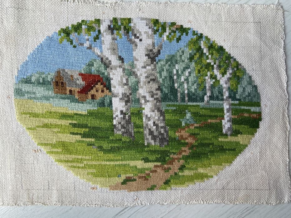 Гоблен Зима, Брези, есен