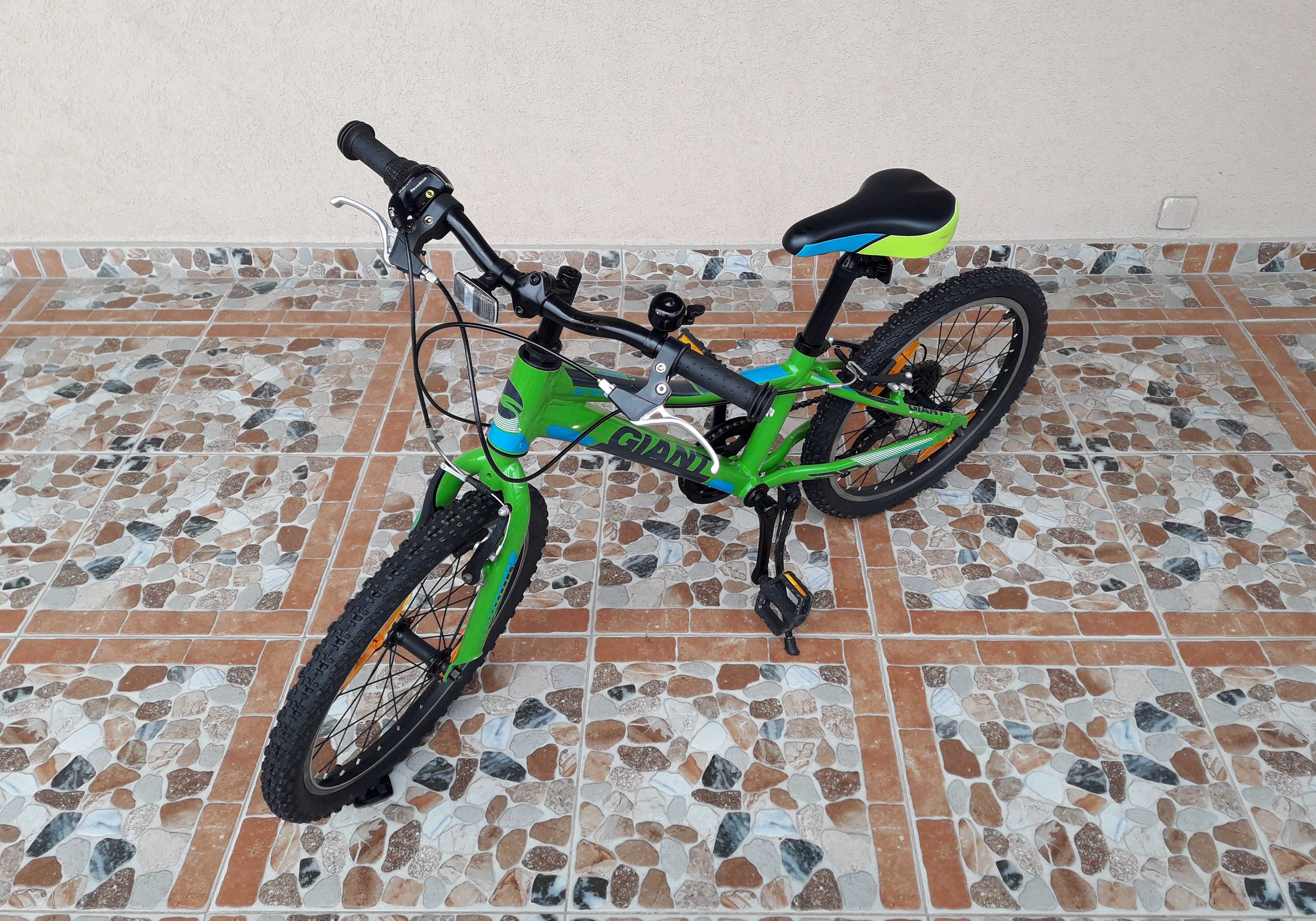 Bicicletă pentru copii 20’ Giant XTC JR MTB, 7 viteze ALUMINIU - verde