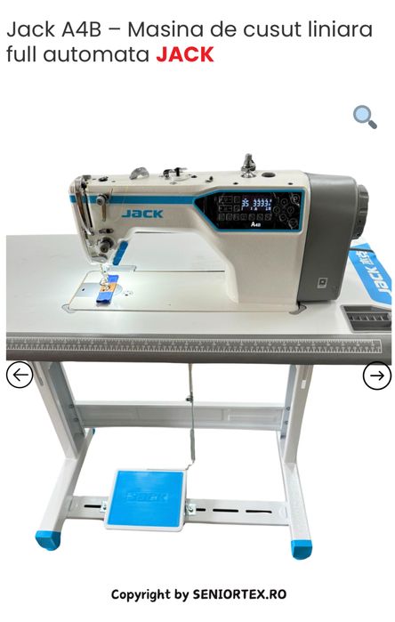 Jack A4B – Masina de cusut liniara full automata