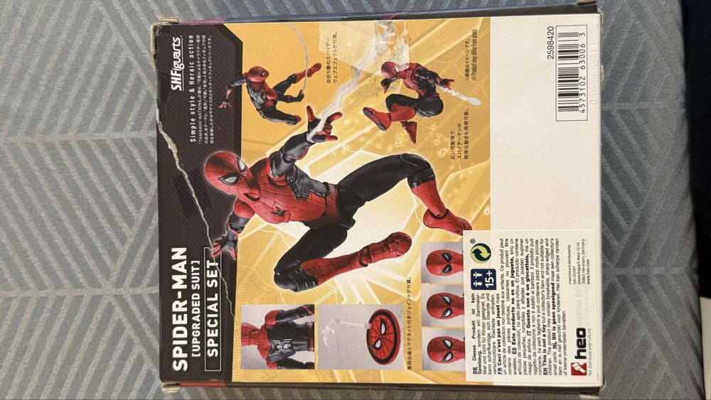 S.H. Figuarts Marvel Spider-Man No Way Home Upgraded Suit