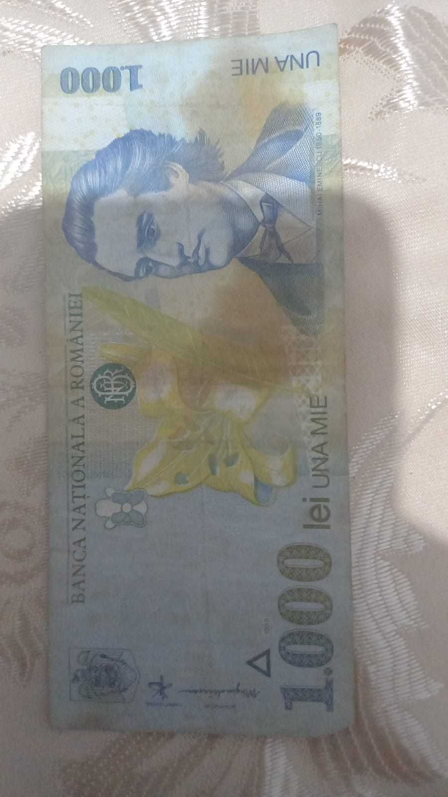 Bancnota 1000 lei anul 1998