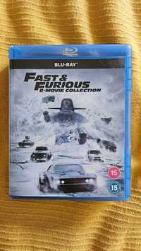 Fast & Furious 1-8 / Бързи и Яростни 1-8 Blu-Ray Колекция