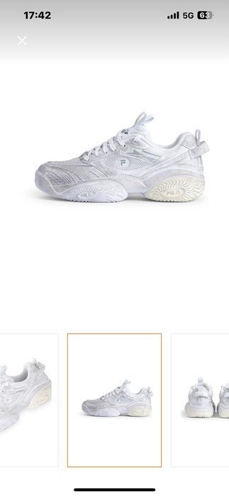 Маратонки Fila с зацапан ефект