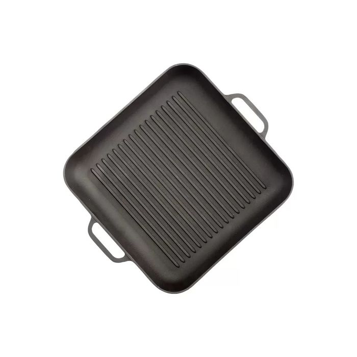 Tavă gratar grill din fontă 28x28cm